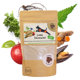 Lunas Sausewind - mit Grünlippmuschel, Glucosamin & Teufelskralle(200g)