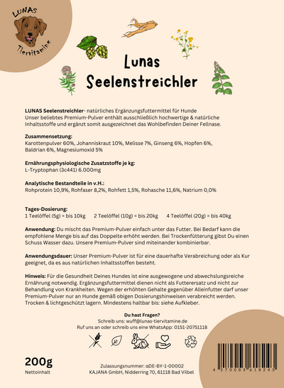 Zusammensetzung Lunas Seelenstreichler