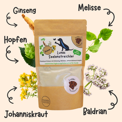 Lunas Seelenstreichler - mit Johanniskraut, Melisse & Ginseng (200g)